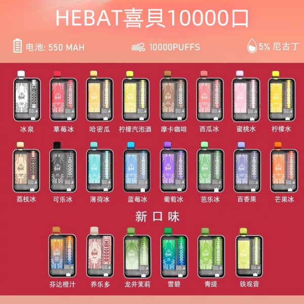喜貝10000口 拋棄式 HEBAT喜貝